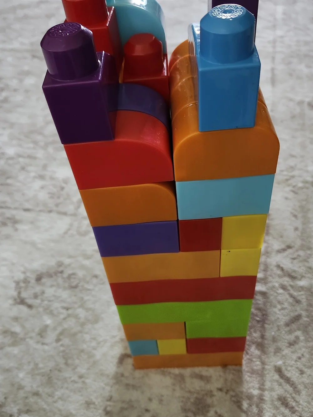 70  Stacking Building Blocks Tower - Multicolor